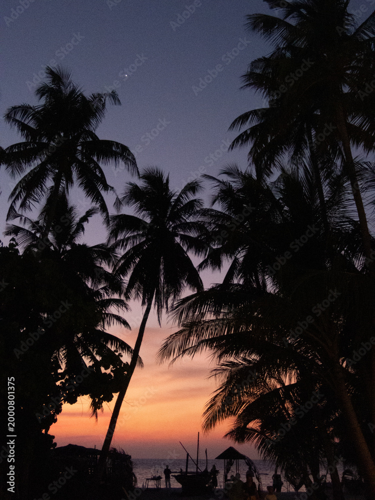 Fototapeta premium Sunset at Maldives