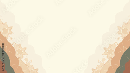 A calming, minimalist background featuring flowing organic shapes in muted tones. Ideal for websites, social media graphics, or presentations needing 