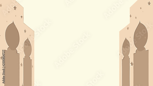 A minimalist beige background with scattered stars evokes a sense of calm and potential. Perfect for web design, social media graphics, or as a versat