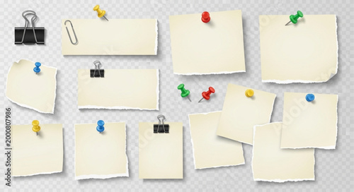 Sticky Notes on a Board.