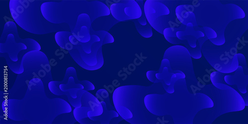 Light BLUE vector background with bubble shapes. A completely new color illustration in memphis style. gradient wallpaper bubble graphic