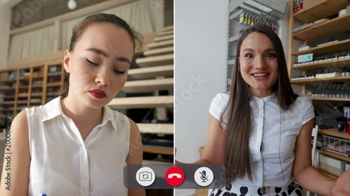Students take part in online lessons. They show various emotions as they interact with each other. Some are focused while others express excitement or confusion.