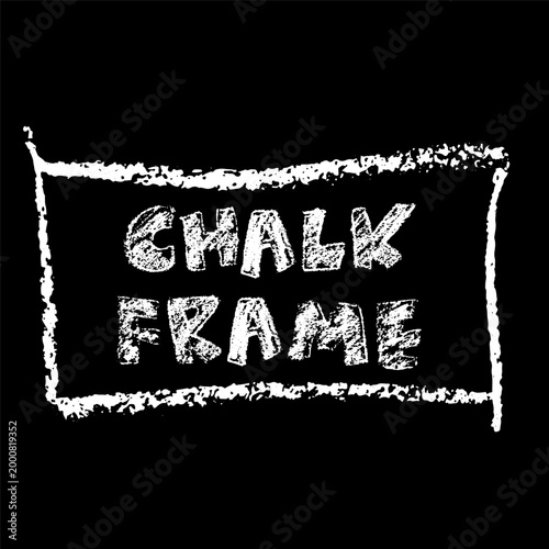 Hand Drawn Simple Chalk Frame