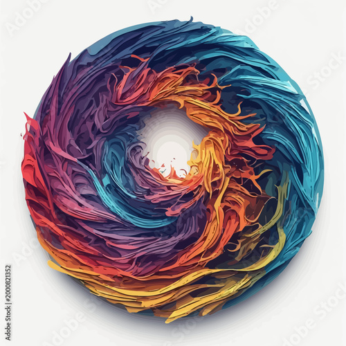Canvastavla Abstract Logo Or Symbol Design Very Coo