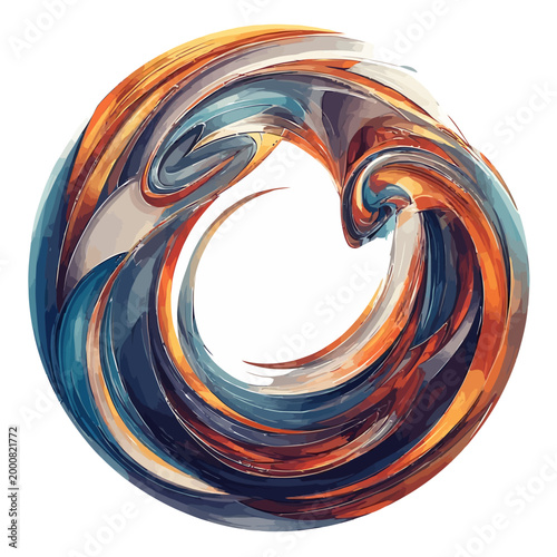 Tableau sur toile Abstract Logo Or Symbol Design Very Coo