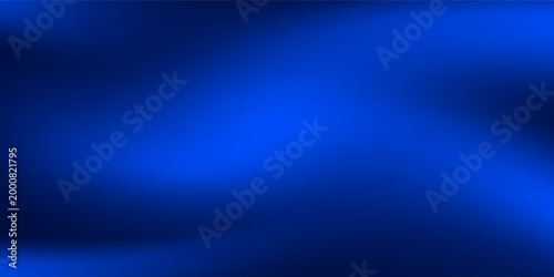 Deep blue ocean gradient wallpaper. Abstract deep dark navy underwater background. Night sky and deep water surface design. Blur sea backdrop for presentation, brochure, poster, banner. Vector