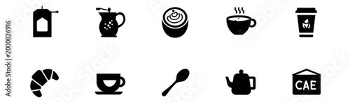vector illustration of a set of kitchen knives