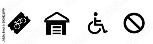 black and white icons