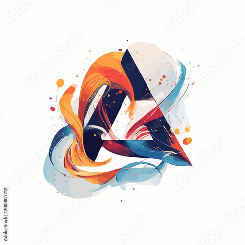 Konstfotografi Abstract Logo Or Symbol Design Very Coo