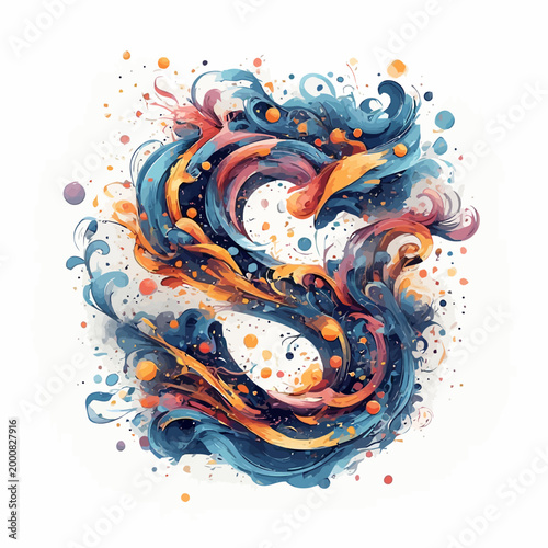 Tableau sur toile Abstract Logo Or Symbol Design Very Coo