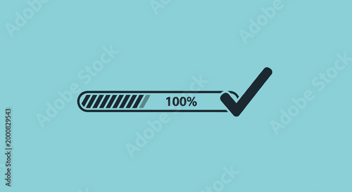 Flat minimalist illustration of crypto transaction confirmation b Crypto Bitcoin