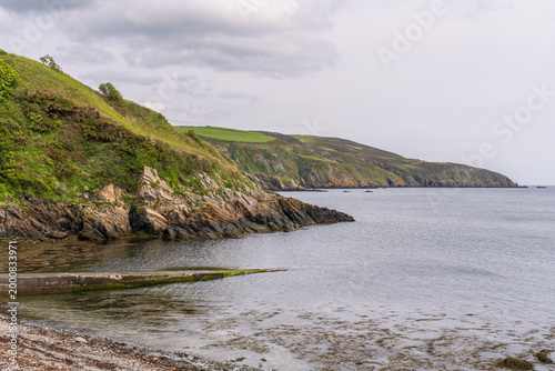 The cliffs and coast in Port Soderick, Isle of Man
