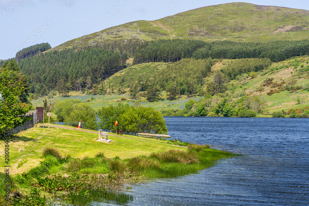 Obraz premium The West Baldwin Reservoir, Isle of Man