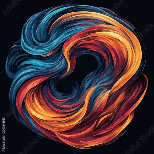 Konstfotografi Abstract Logo Or Symbol Design Very Coo
