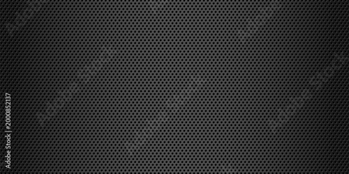 Industrial carbon fiber texture. Black seamless pattern with woven fiber effect for car background and automotive design. 3d realistic kevlar texture for luxury sport industrial tech print backdrop