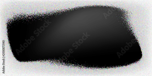 Silver frame isolated on black background. Grey explosion of confetti. Flat design element. Vector illustration,eps 10