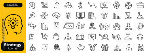 Foto Strategy icon set