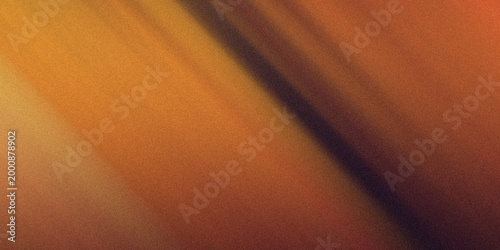 Billede på lærred Abstract background with diagonal orange and brown streaks, dynamic motion and grainy texture, artful lighting