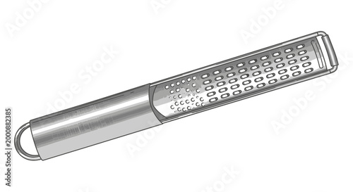 Stainless Steel Kitchen Grater with Comfortable Handle