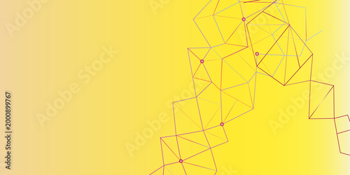 Abstract bright simple tech vector background. Connection structure. Polygonal vector abstract wallpaper. Red network. futuristic connection technology background with dots and lines for desktop.