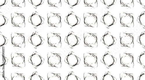 Abstract patterned background with a repeating motif of circular brushstrokes, creating a textured, artistic visual