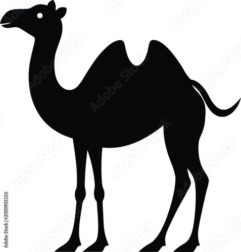 Camel silhouette vector illustration