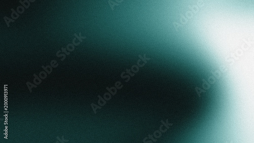 Green and white gradient background grain noise texture retro vintage effect abstract blur pattern soft teal turquoise aquamarine wallpaper