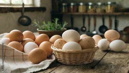 eggs in a basket