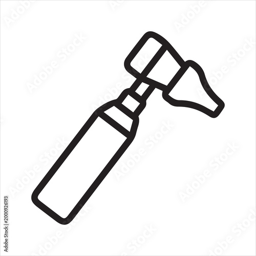 otoscope icon vector sign symbol