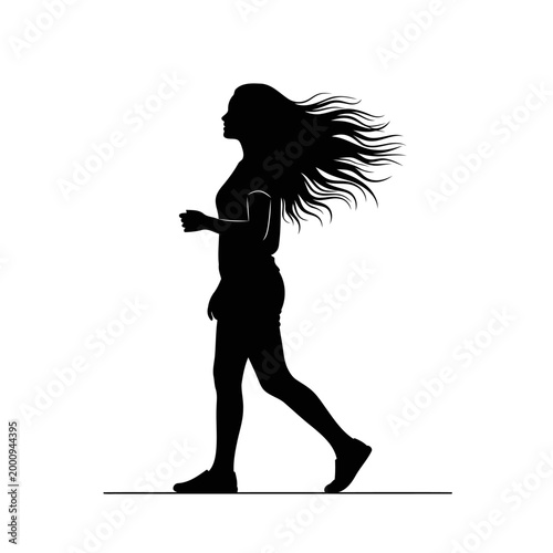 silhouette of a woman