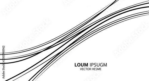 Abstract background vector illustration of a stainless steel kitchen whisk with silver wire lines creating a wave design for a modern cooking and food art wallpaper