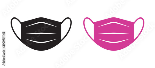 Mask element icon vector illustration, representing protection anonymity privacy theatrical performance identity disguise ideal for security apps dramatic design projects