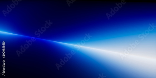 Bright blue neon streak cutting across a dark background with a smooth gradient fade. Dynamic light trail abstract wallpaper ideal for tech brands and UI designs.