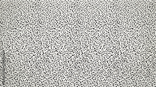Abstract pattern of tiny black dots on a white background, creating a textured visual effect