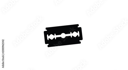 Photos razor blade silhouette high quality professional detailed modern