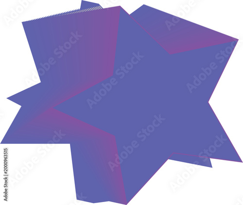 blue star on white background 