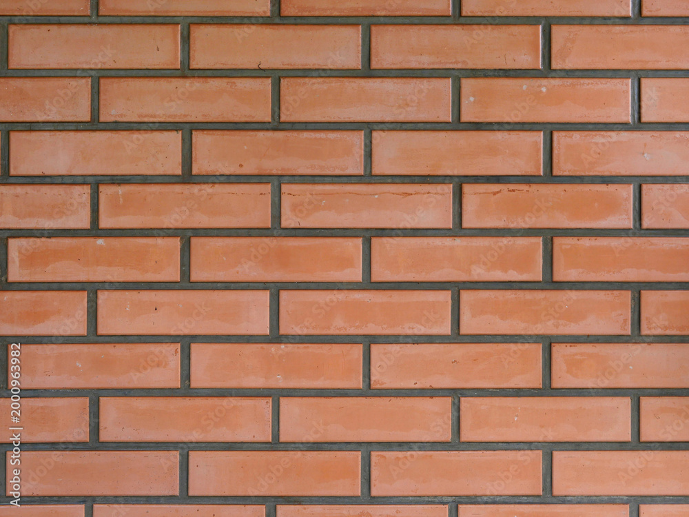Obraz premium Beautiful Reddish-Brown Brick Wall Texture Background