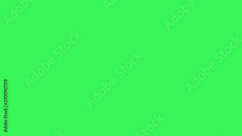 Stacked Heart Cards Animation with Layered Tiles on Bright Green Background