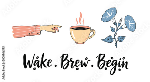 Inspirational motivational icons, colorful vector graphics, growth mindset symbols, positive affirmations