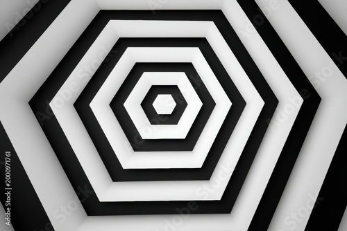 Clean Pentagon Geometric Art modern graphic design