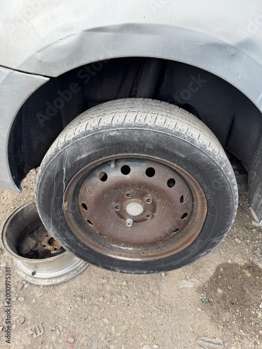 car wheel and tire