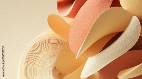 close up high angle peeled banana peel texture abstract minimalist composition
