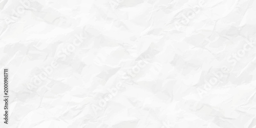 White crumpled paper texture background with organic folds and shadows, minimalist blank parchment for design mockups. minimalist background featuring the textured surface of white crumpled paper