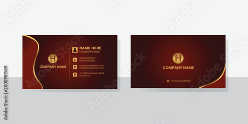 Professional Brand Manager Business Card Design Template