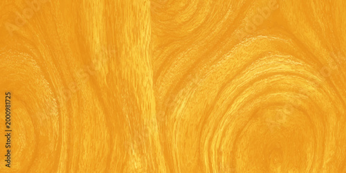 A natural dark oak hardwood floor design features a textured brown wood grain pattern on a weathered timber plank board surface for a rustic material wallpaper background. Golden yellow wood grain
