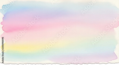 Soft pastel watercolor wash with gentle blended colors and a dreamy ethereal feel.