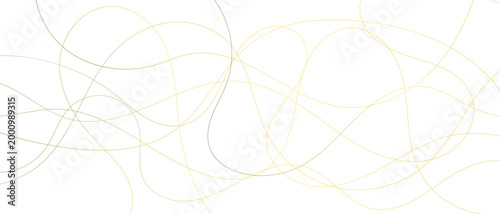 Luxury Golden Abstract Wave Lines Background, Random Chaotic Flow Line Design, Premium Gold Texture for Poster, Banner and Modern Graphic Design.