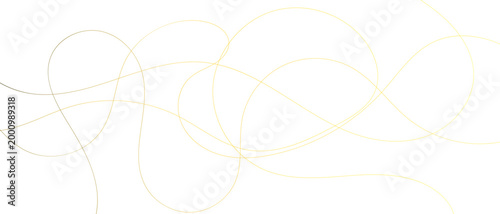 Elegant Gold Chaotic Wave Line Background, Luxury Random Flowing Lines, Premium Golden Abstract Design for Poster, Banner and Graphic Design.