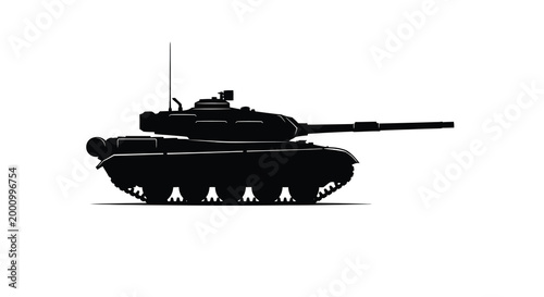 tank silhouette on white background high quality professional detailed modern elegant stylish clean crisp vibrant colorful digital creative innovative contemporary