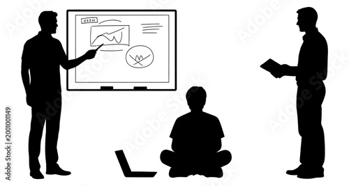 Vintage hand drawn astronomical telescope on a tripod with celestial charts and a starry night sky in the background, detailed illustration